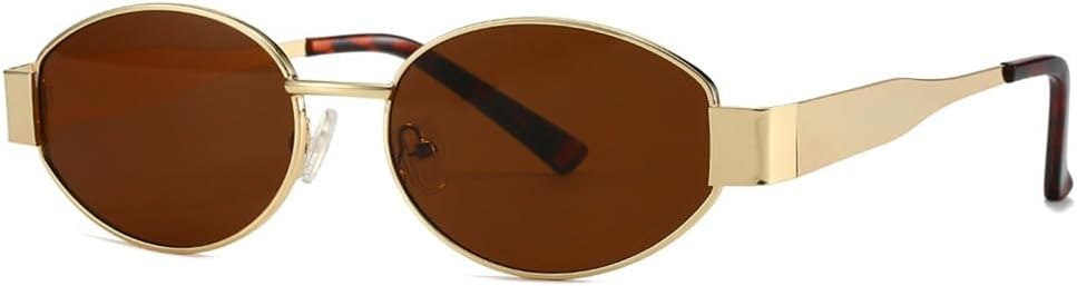 Металлические овальные солнцезащитные очки для женщин и мужчин. Стильные, гламурные, дизайнерские солнцезащитные очки унисекс с защитой от УФ-излучения UV400 UJNHGQ, Golden Brown
Металлические овальные солнцезащитные очки для женщин и мужчин. Стильные, гламурные, дизайнерские солнцезащитные очки унисекс с защитой от УФ-излучения UV400 UJNHGQ, Golden Brown