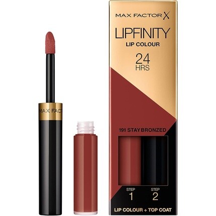 Lipfinity Стойкая двухшаговая губная помада 191 Бронзовый 4.2G, Max Factor
Lipfinity Стойкая двухшаговая губная помада 191 Бронзовый 4.2G, Max Factor