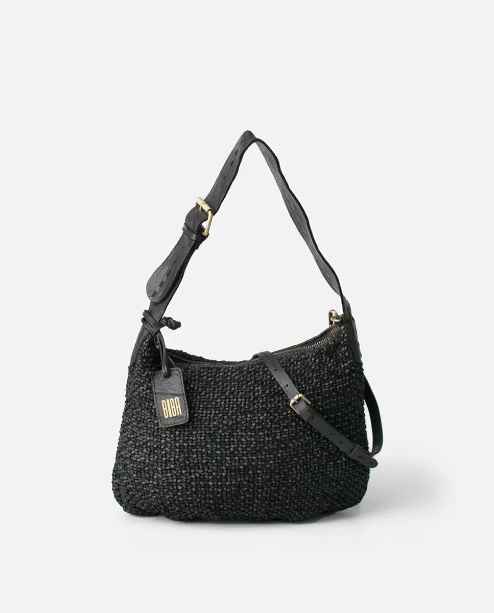 Hobo Mini Воловья Кожа Мытая Овощная Дубление Ручная Плетенка Biba, чёрный 
Hobo Mini Воловья Кожа Мытая Овощная Дубление Ручная Плетенка Biba, чёрный