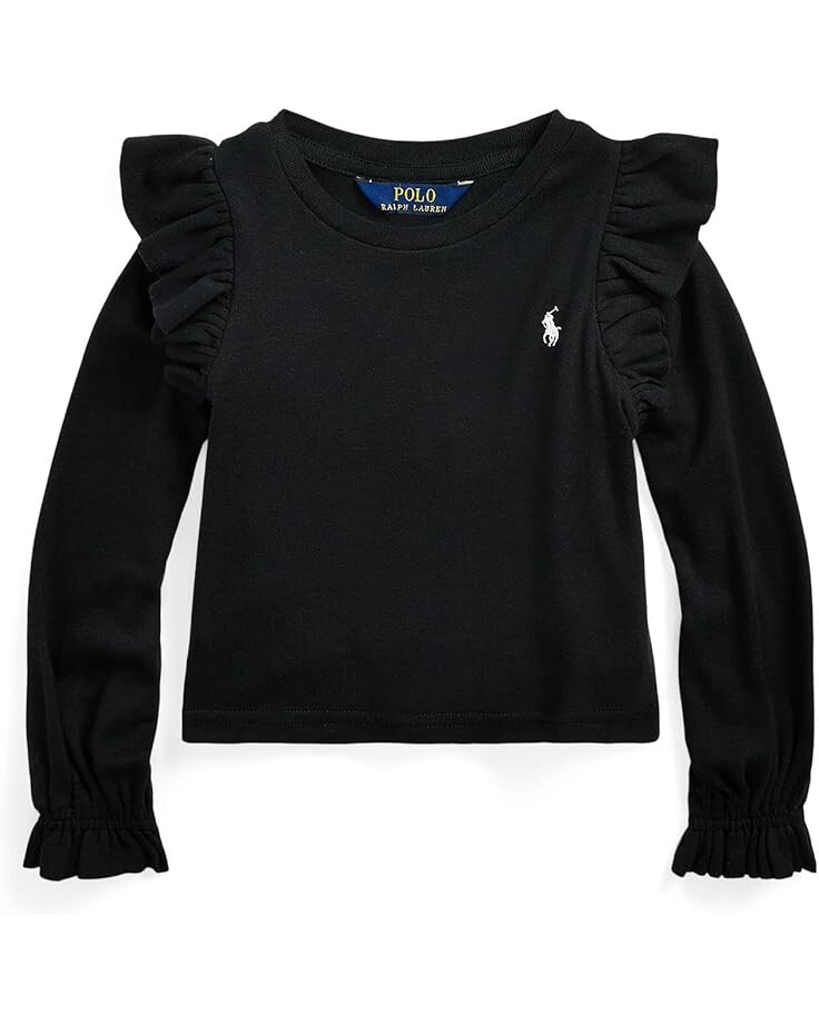 Топ Polo Ralph Lauren Kids Ruffled Cotton-Modal Long Sleeve Top, цвет Polo Black
Топ Polo Ralph Lauren Kids Ruffled Cotton-Modal Long Sleeve Top, цвет Polo Black