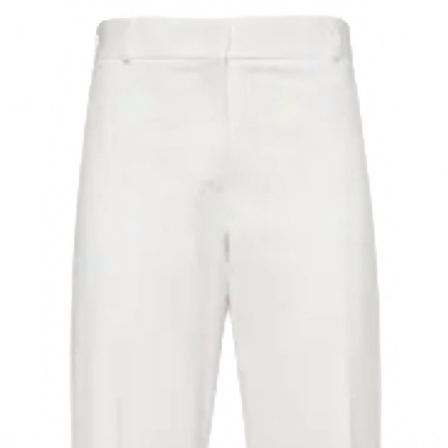 Женские хлопковые брюки с высокой талией белого цвета Salvatore Ferragamo, белый
Женские хлопковые брюки с высокой талией белого цвета Salvatore Ferragamo, белый