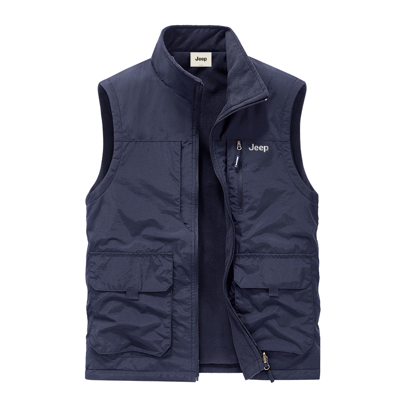 Жилет Unisex Stand Collar Moderate Workwear Jeep, темно-синий
Жилет Unisex Stand Collar Moderate Workwear Jeep, темно-синий