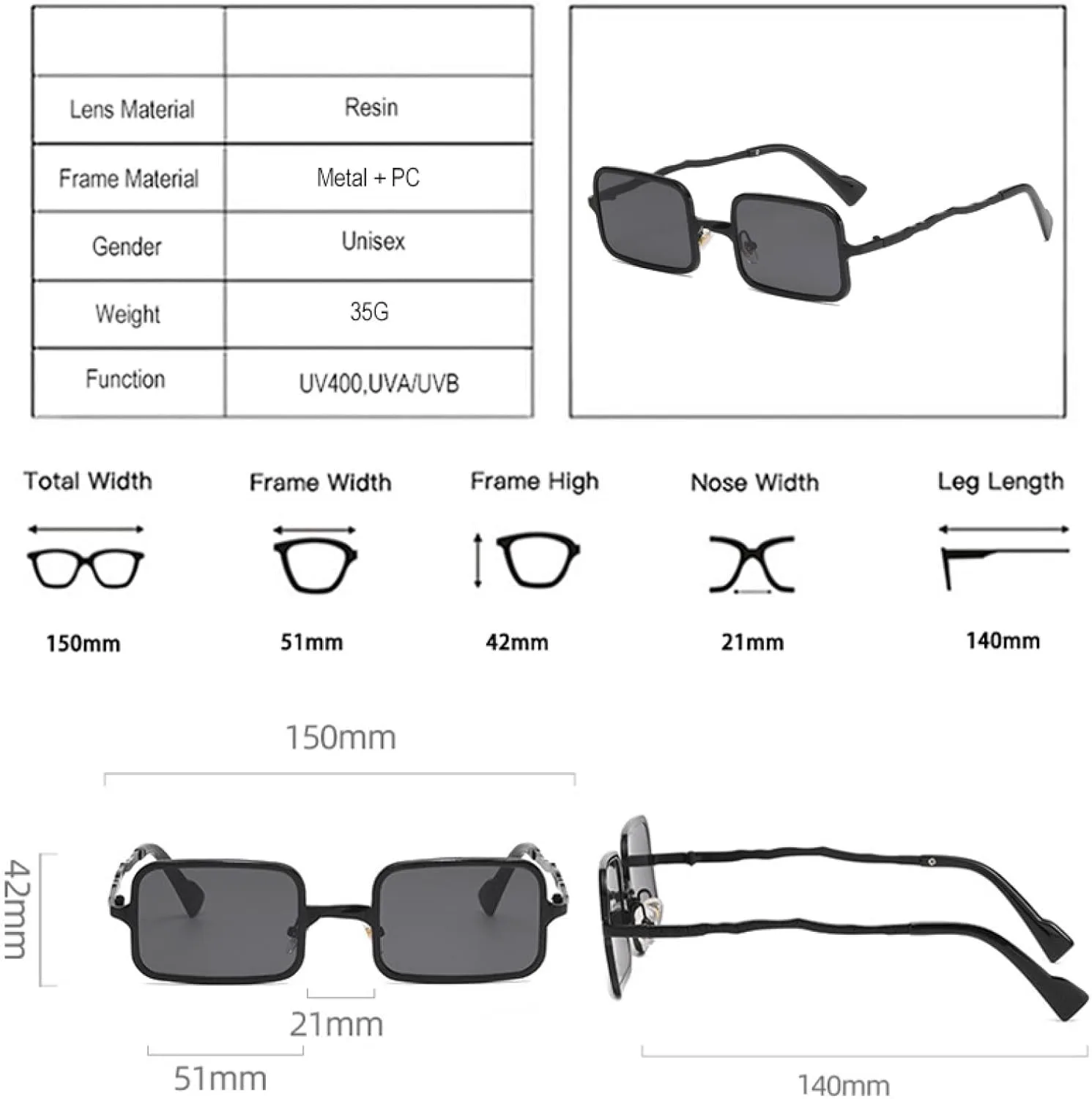 Мужские солнцезащитные очки в стиле панк-метал с прозрачными линзами и защитой от УФ-излучения, модные женские солнцезащитные очки TVTBBVV, Silver Silver Mirror
Мужские солнцезащитные очки в стиле панк-метал с прозрачными линзами и защитой от УФ-излучения, модные женские солнцезащитные очки TVTBBVV, Silver Silver Mirror