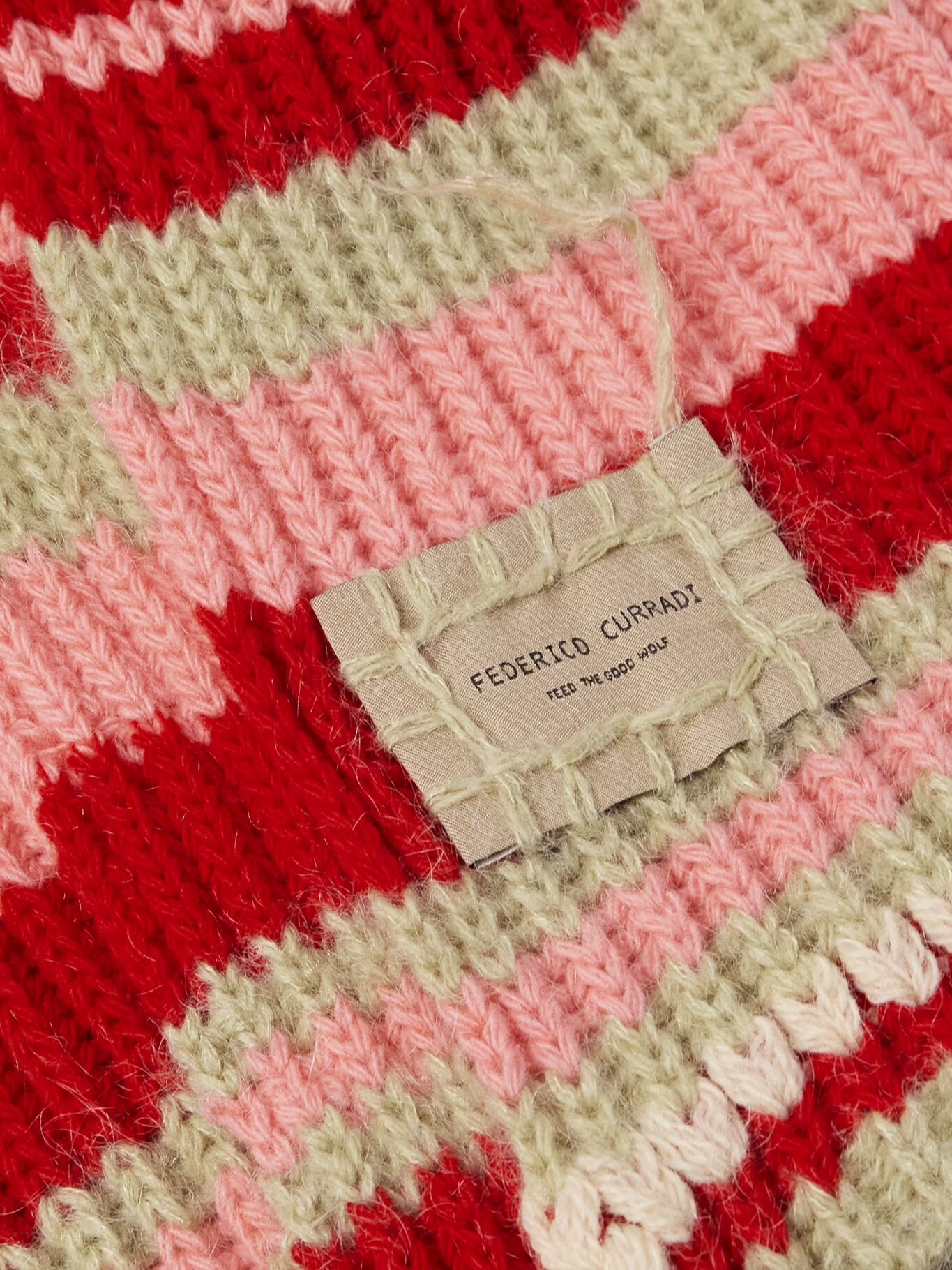 Шарф из шерстяной смеси с бахромой и полосками в рубчик FEDERICO CURRADI, зеленый
Шарф из шерстяной смеси с бахромой и полосками в рубчик FEDERICO CURRADI, зеленый