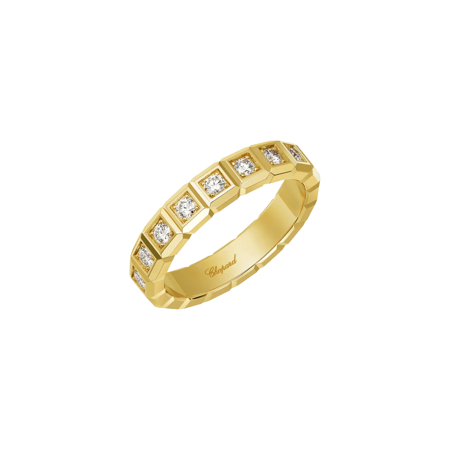 Кольцо Chopard Ice Cube - Кольцо, желтое золото, полуоправленные бриллианты 
Кольцо Chopard Ice Cube - Кольцо, желтое золото, полуоправленные бриллианты