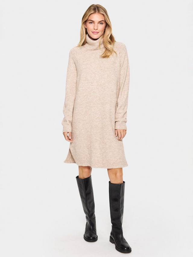 Платье из полушерстяной смеси garbie с круглым вырезом и длиной до колен Saint Tropez, бежевый
Платье из полушерстяной смеси garbie с круглым вырезом и длиной до колен Saint Tropez, бежевый