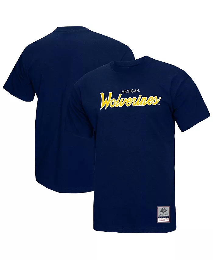Мужская футболка Michigan Wolverines Elite Script, цвет navy Mitchell & Ness
Мужская футболка Michigan Wolverines Elite Script, цвет navy Mitchell & Ness
