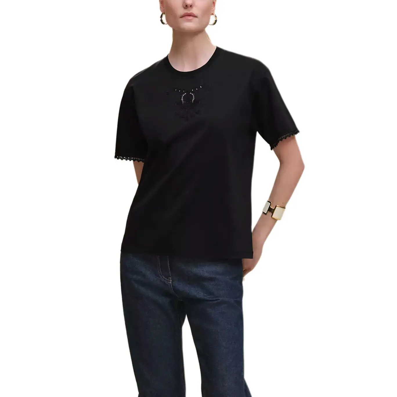 HERMES Футболка FW25 Regular женская черная
HERMES Футболка FW25 Regular женская черная