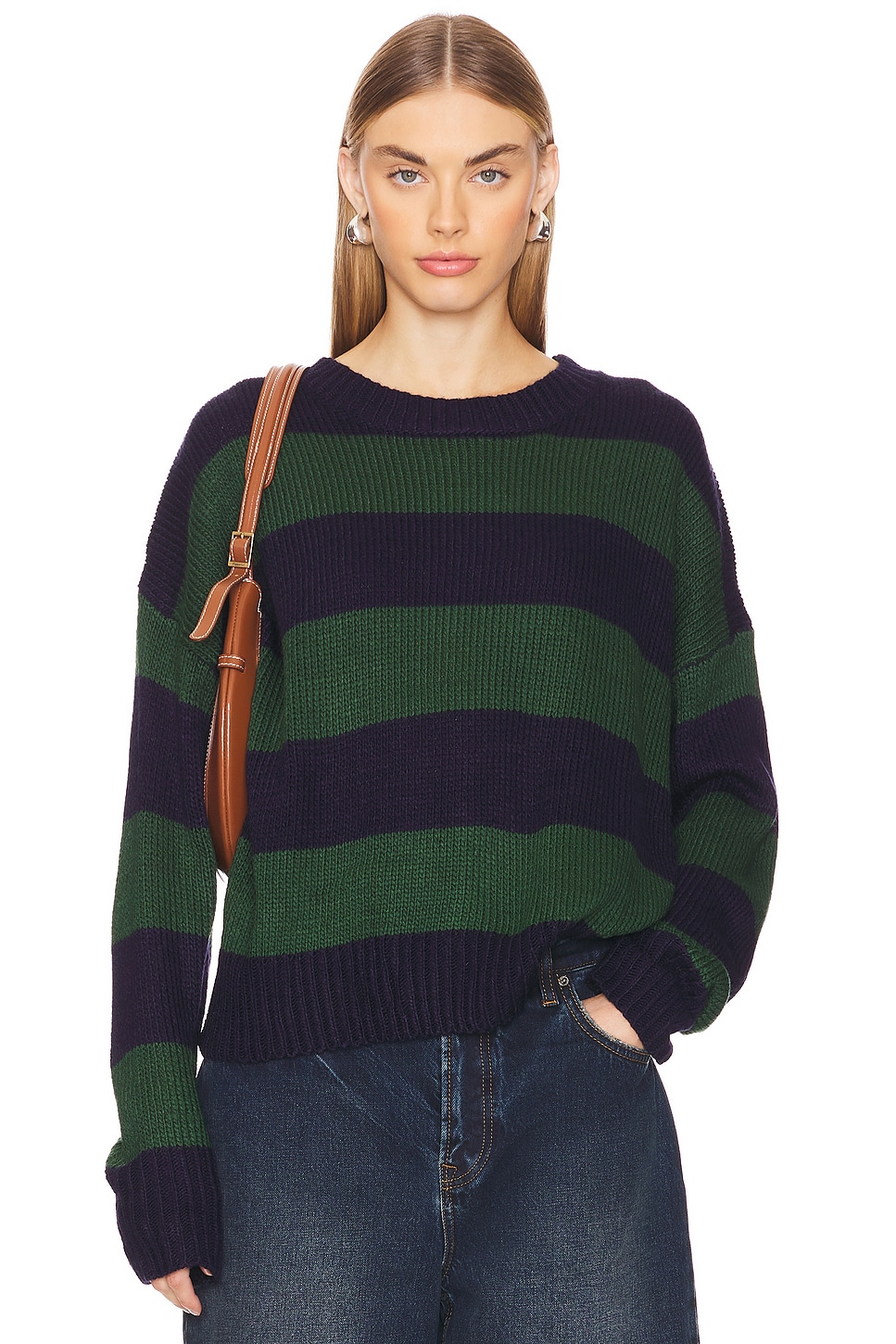 Свитер с круглым вырезом leah More To Come, зеленый
Свитер с круглым вырезом leah More To Come, зеленый