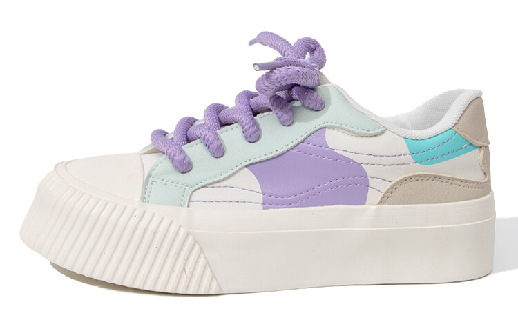 Кеды, скейтборд обувь женская низкая рис / светло-зеленый / фиолетовый Feiyue
Кеды, скейтборд обувь женская низкая рис / светло-зеленый / фиолетовый Feiyue