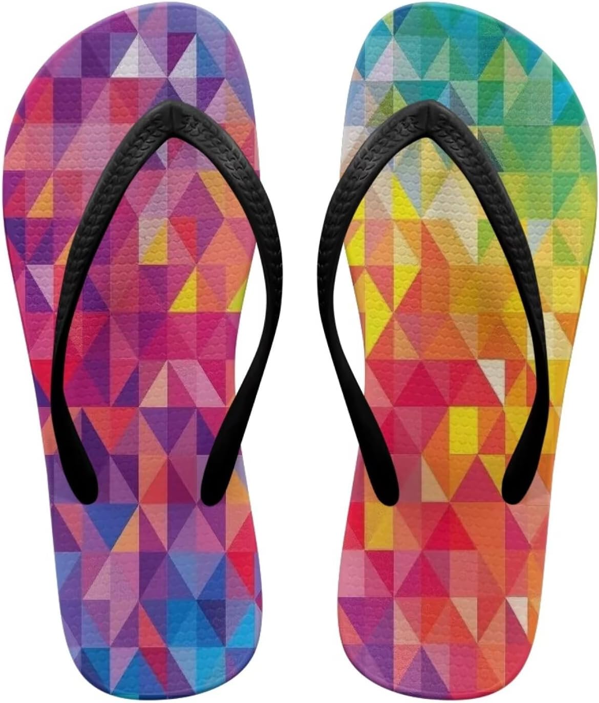 Вьетнамки с черепом для женщин и мужчин, летние пляжные повседневные сандалии, удобные шлепанцы для душа Pointodoor, Rainbow Geometric
Вьетнамки с черепом для женщин и мужчин, летние пляжные повседневные сандалии, удобные шлепанцы для душа Pointodoor, Rainbow Geometric