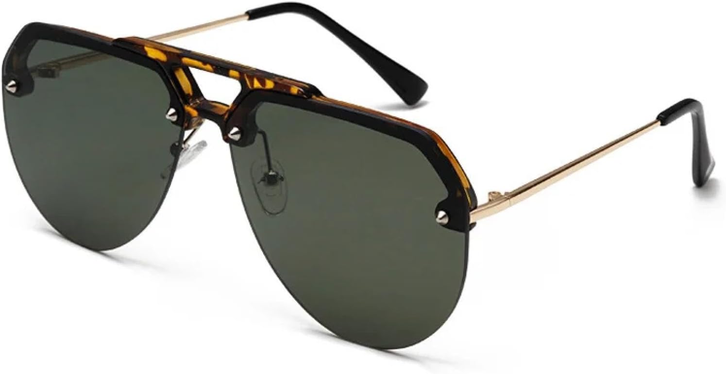 Ретро-солнцезащитные очки с двойной перемычкой овальной формы, защита от УФ-излучения UV400, модные очки для мужчин и женщин, с заклепками, конфетных цветов TKKTLLT, Leopard-green
Ретро-солнцезащитные очки с двойной перемычкой овальной формы, защита от УФ-излучения UV400, модные очки для мужчин и женщин, с заклепками, конфетных цветов TKKTLLT, Leopard-green