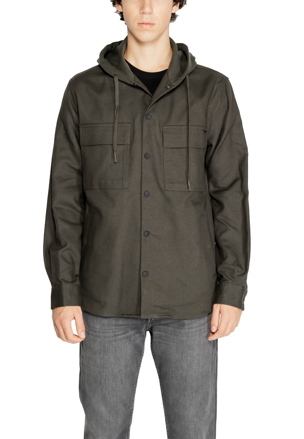 Рубашка Antony Morato с капюшоном, зеленый
Рубашка Antony Morato с капюшоном, зеленый