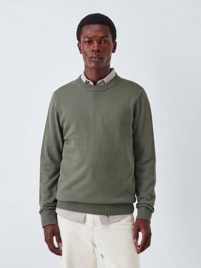 Хлопковый джемпер с кашемиром с круглым вырезом John Lewis, Seal Grey
Хлопковый джемпер с кашемиром с круглым вырезом John Lewis, Seal Grey