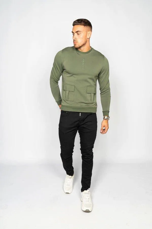 Толстовка в стиле милитари Zanouchi, хаки
Толстовка в стиле милитари Zanouchi, хаки