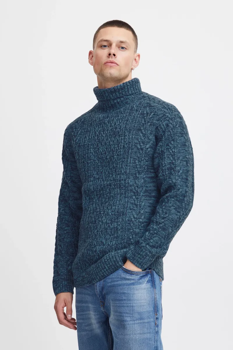 Свитер с высоким воротником из смесового материала "BLEND BHPullover", цвет Dress Blues
Свитер с высоким воротником из смесового материала "BLEND BHPullover", цвет Dress Blues