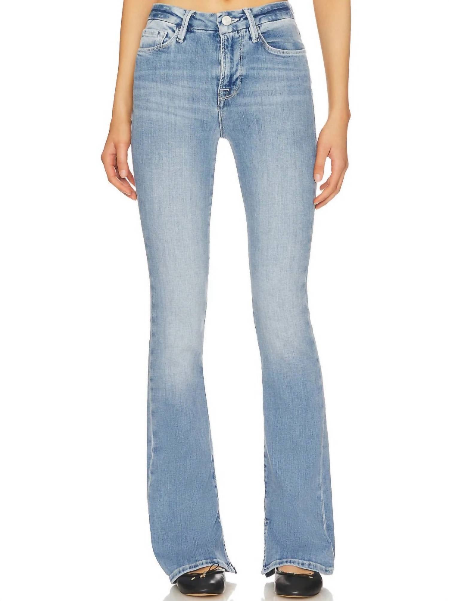 Джинсы Le Mini Boot с необработанными разрезами Galeston FRAME
Джинсы Le Mini Boot с необработанными разрезами Galeston FRAME