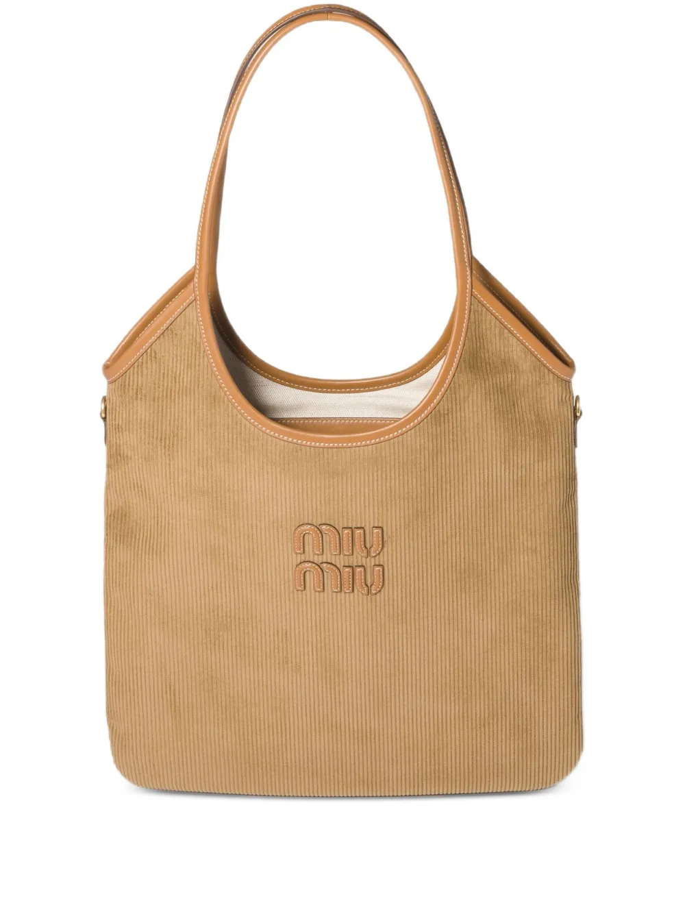 Сумка-тоут Ivy из вельвета с кожаными ручками Miu Miu, коричневый
Сумка-тоут Ivy из вельвета с кожаными ручками Miu Miu, коричневый