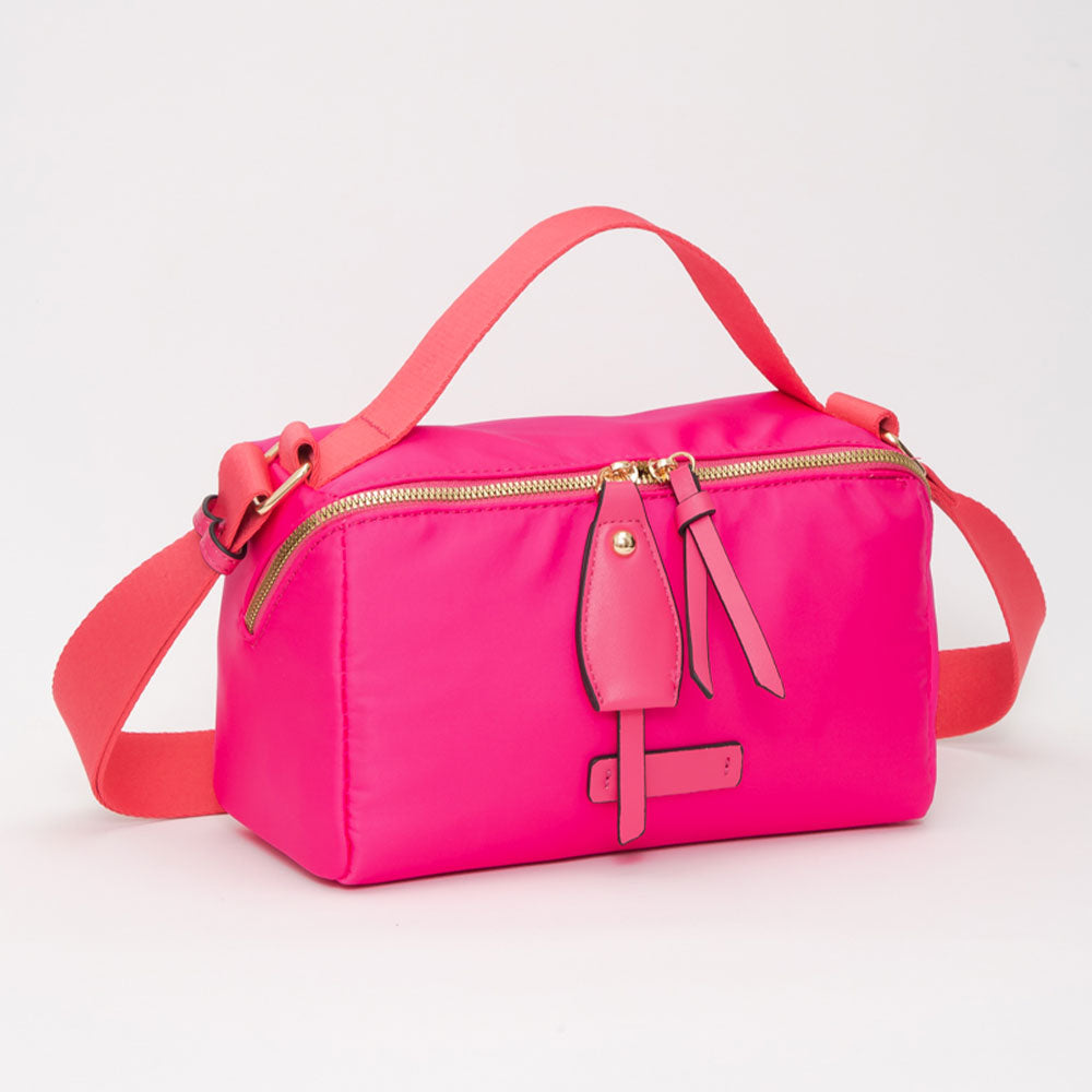 Компактная легкая повседневная сумка через плечо FASHNZFAB, фуксия
Компактная легкая повседневная сумка через плечо FASHNZFAB, фуксия
