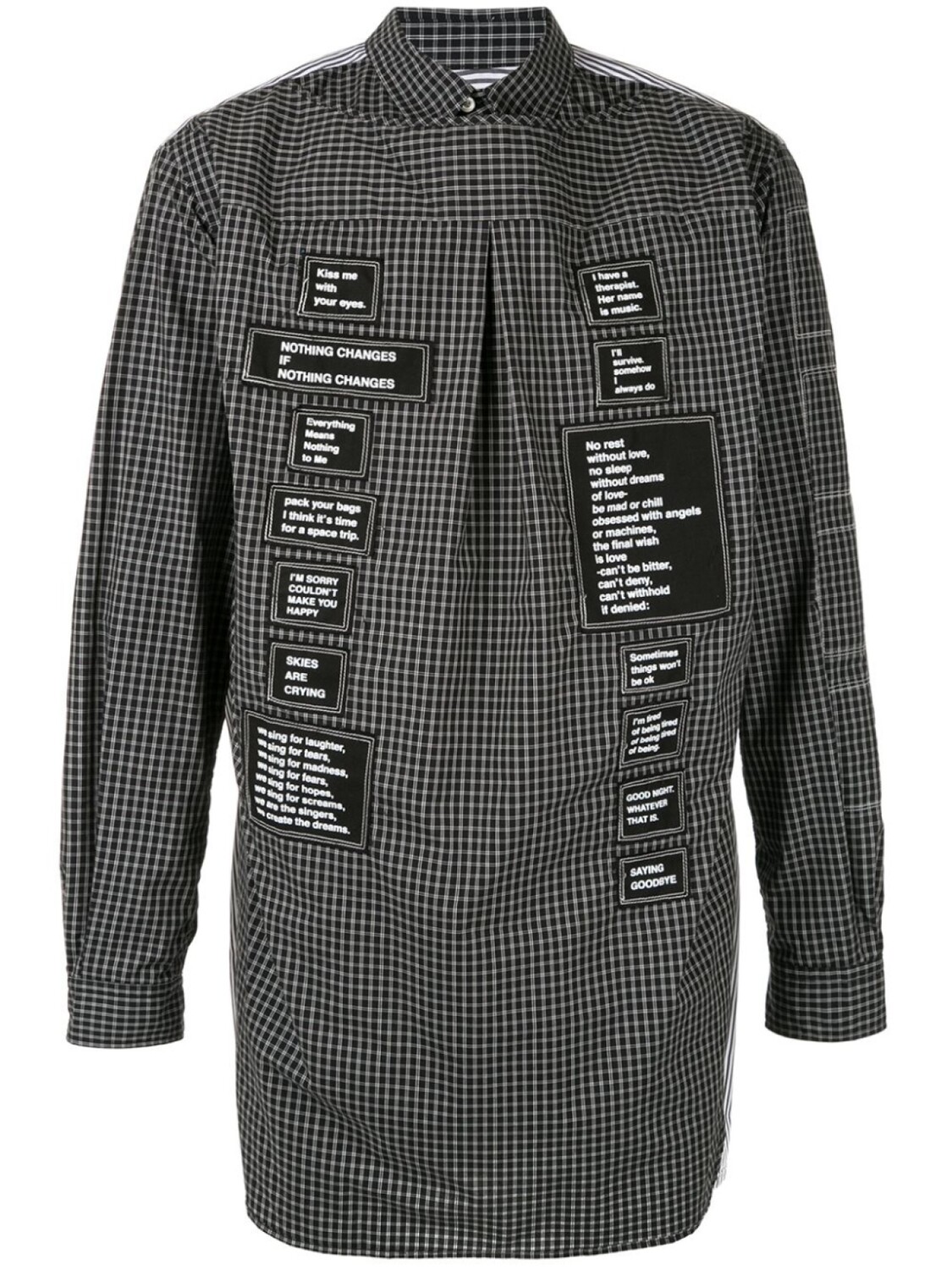 Рубашка оригинального кроя с нашивкой-логотипом Takahiromiyashita The Soloist, черный
Рубашка оригинального кроя с нашивкой-логотипом Takahiromiyashita The Soloist, черный