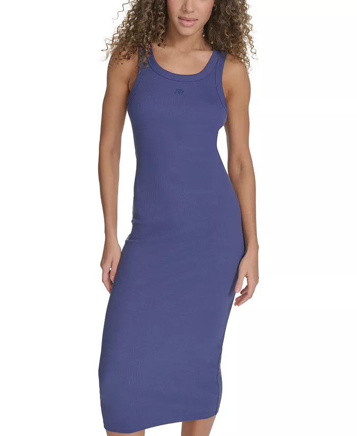 Женское платье-майка из ребристого хлопкового трикотажа Starter, синий
Женское платье-майка из ребристого хлопкового трикотажа Starter, синий