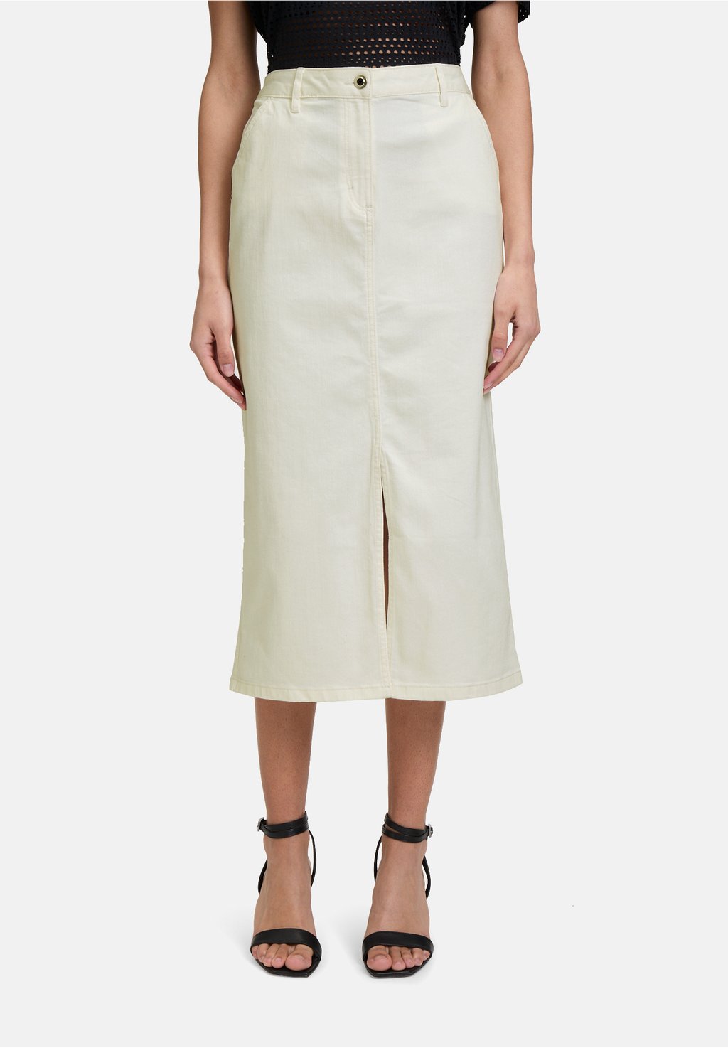 Джинсовая юбка A-line skirt Betty Barclay, кремовый
Джинсовая юбка A-line skirt Betty Barclay, кремовый