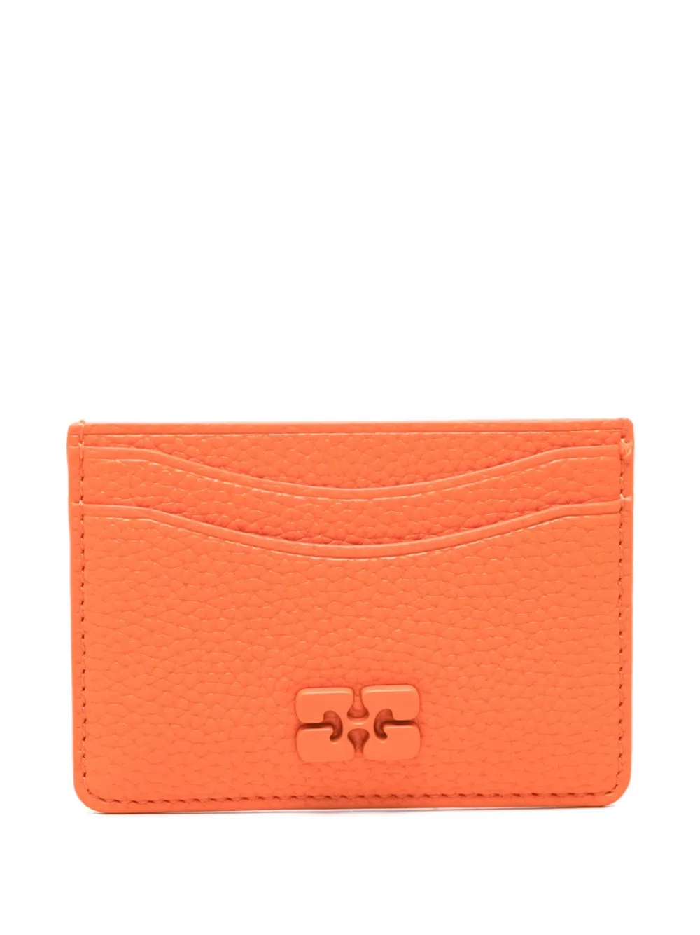 Кардхолдер с нашивкой-логотипом Ganni, оранжевый 
Кардхолдер с нашивкой-логотипом Ganni, оранжевый
