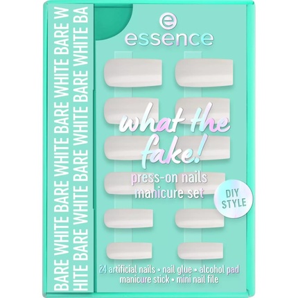 Набор для маникюра What The Fake Press-On Nails Manicure Set No. 04 White Essence
Набор для маникюра What The Fake Press-On Nails Manicure Set No. 04 White Essence