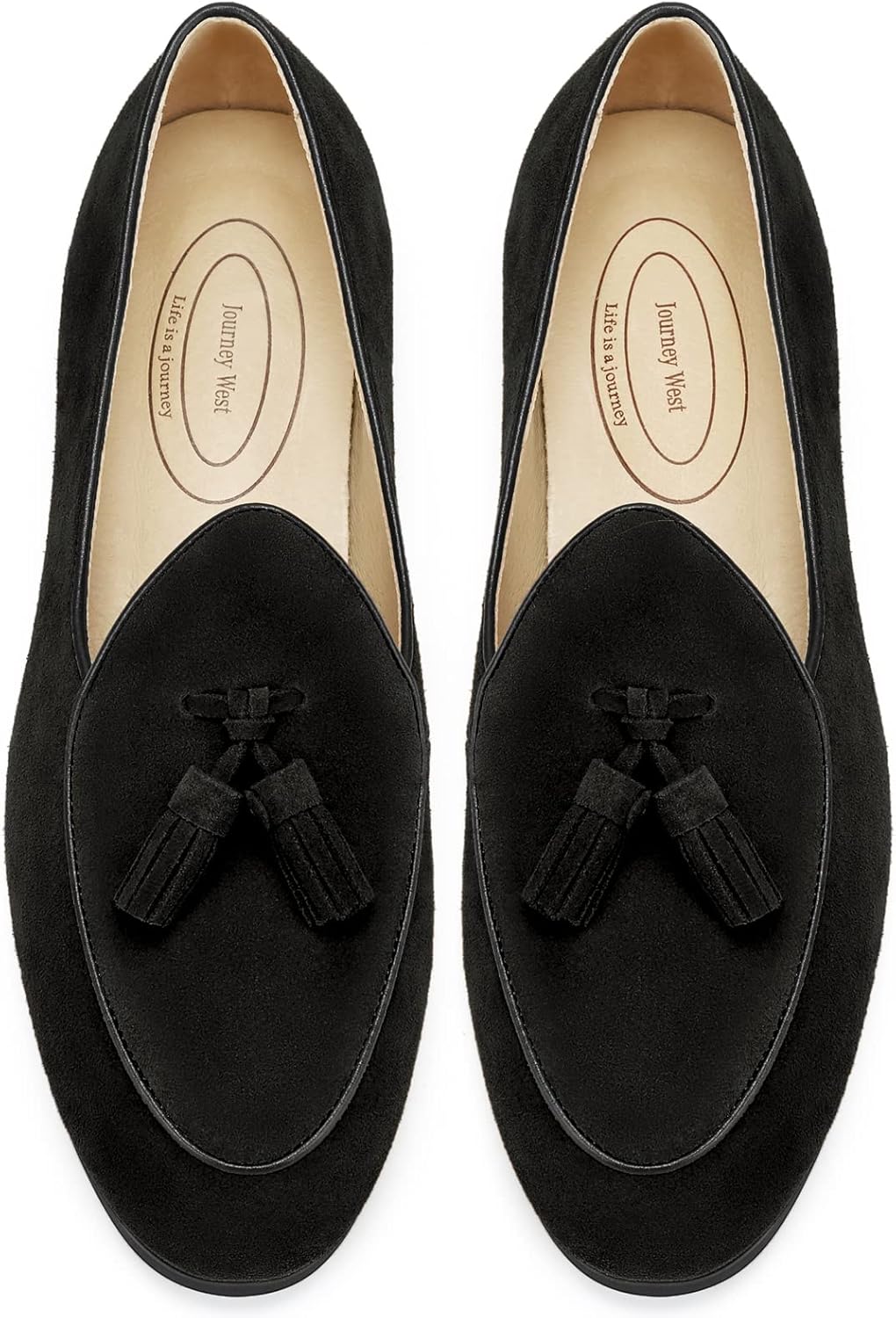 Мужские замшевые Бельгийские лоферы Journey West для мужчин, удобные слипоны, повседневные лоферы с монеткой, черный
Мужские замшевые Бельгийские лоферы Journey West для мужчин, удобные слипоны, повседневные лоферы с монеткой, черный