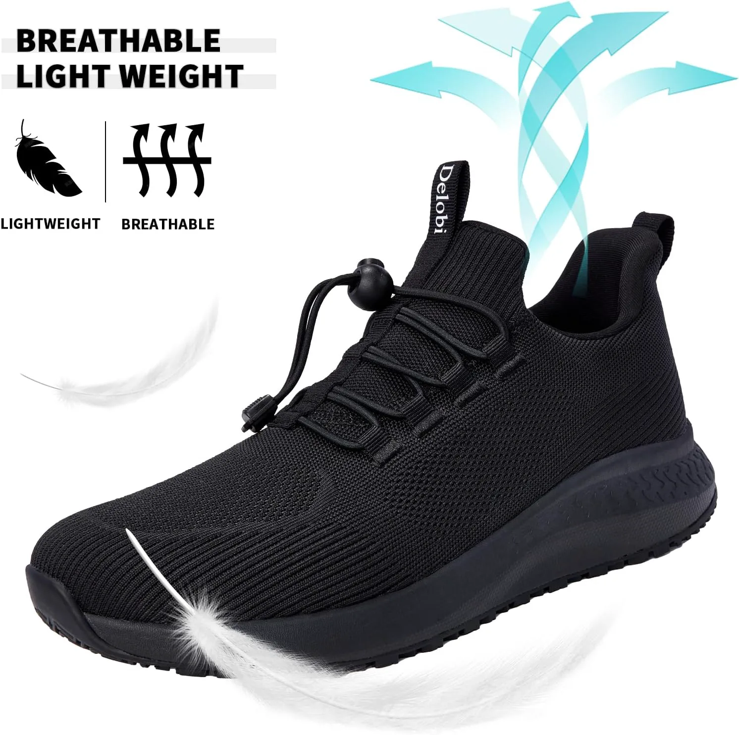 Мужские рабочие обувь с нескользящей подошвой, водоотталкивающие туфли для шеф-поваров, для ресторана и кухни, водонепроницаемые кроссовки для работы, дышащие и легкие AEHAO, черный
Мужские рабочие обувь с нескользящей подошвой, водоотталкивающие туфли для шеф-поваров, для ресторана и кухни, водонепроницаемые кроссовки для работы, дышащие и легкие AEHAO, черный