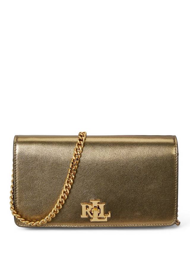 Сумка-кроссбоди Lauren Metallic Leather с поворотным замком Ralph Lauren, Antique Gold
Сумка-кроссбоди Lauren Metallic Leather с поворотным замком Ralph Lauren, Antique Gold