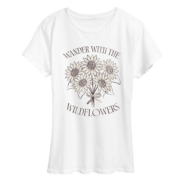 Футболка женская Wander with the Wildflowers Licensed Character, White, Белый, Футболка женская Wander with the Wildflowers Licensed Character, White
Футболка женская Wander with the Wildflowers Licensed Character, White, Белый, Футболка женская Wander with the Wildflowers Licensed Character, White