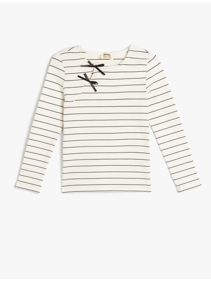 Футболка LS в бежевую полоску KOTON
Футболка LS в бежевую полоску KOTON