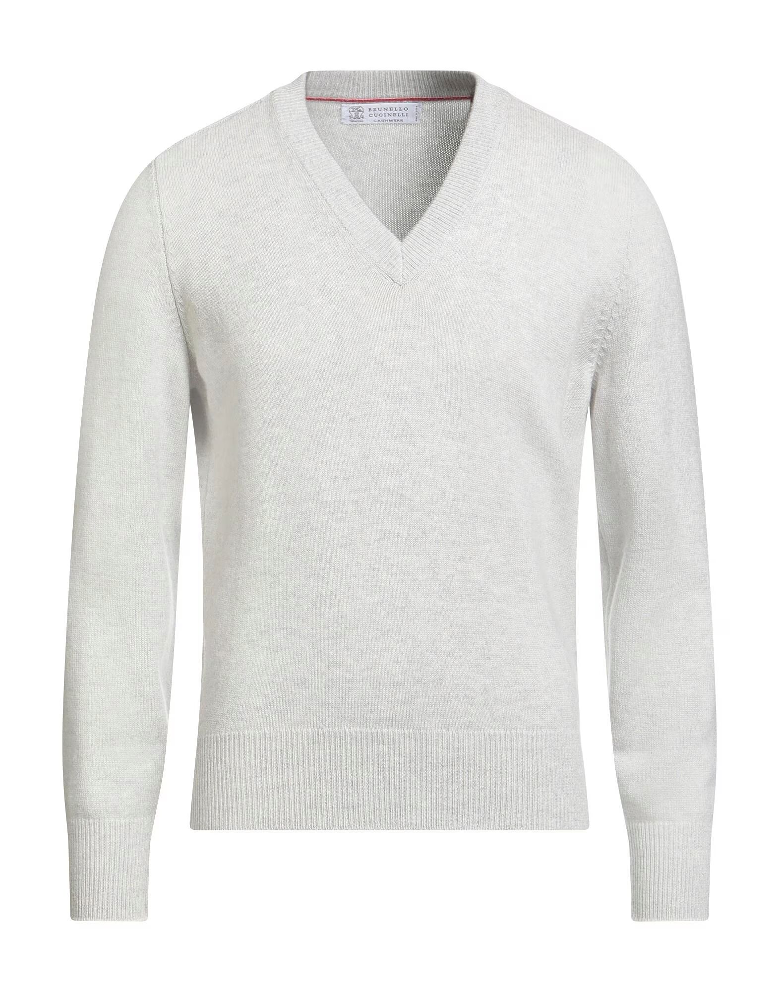 Свитер Cashmere Brunello Cucinelli, светло-серый
Свитер Cashmere Brunello Cucinelli, светло-серый