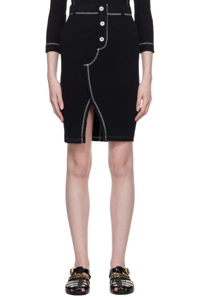 Юбка миди с вентиляционными вставками Moschino Jeans, черный
Юбка миди с вентиляционными вставками Moschino Jeans, черный