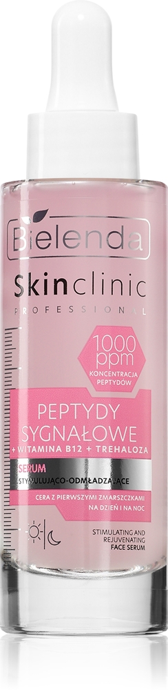 Skin Clinic Professional Signaling Peptides Омолаживающая сыворотка для лица Днем и Ночью Bielenda, 30 мл
Skin Clinic Professional Signaling Peptides Омолаживающая сыворотка для лица Днем и Ночью Bielenda, 30 мл