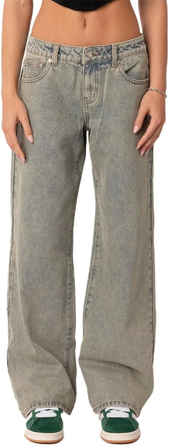 Женские джинсы прямые широкие мешковатые high waisted relaxed fit деним Fuguibadn
Женские джинсы прямые широкие мешковатые high waisted relaxed fit деним Fuguibadn