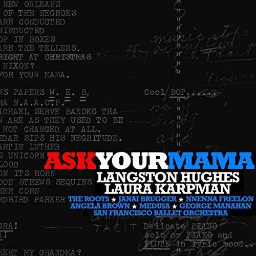 CD диск Sf Ballet Orchestra / Manahan: Ask Your Mama (Poetry By Langston Hughes)
CD диск Sf Ballet Orchestra / Manahan: Ask Your Mama (Poetry By Langston Hughes)