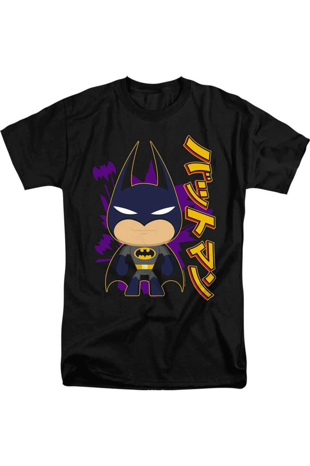 Футболка / футболка с коротким рукавом и милым кандзи Batman для взрослых Gildan, черный 
Футболка / футболка с коротким рукавом и милым кандзи Batman для взрослых Gildan, черный