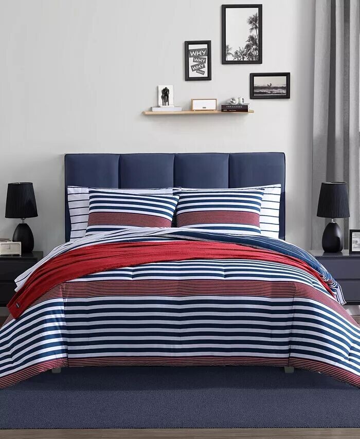 Комплект одеял Kennedy Stripe из 3 предметов, полный/королевский размер Nautica, синий
Комплект одеял Kennedy Stripe из 3 предметов, полный/королевский размер Nautica, синий
