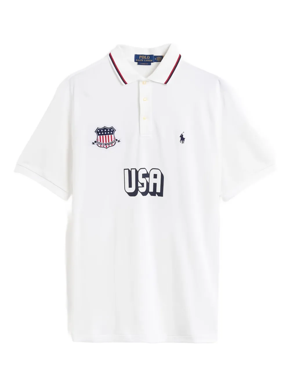 Поло с надписью USA 24 Polo Ralph Lauren, белый
Поло с надписью USA 24 Polo Ralph Lauren, белый