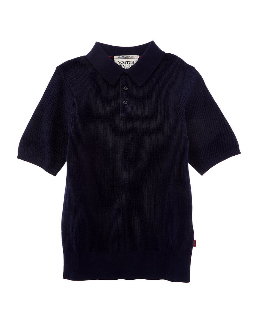 Вязаная рубашка-поло Scotch & Soda, синий
Вязаная рубашка-поло Scotch & Soda, синий