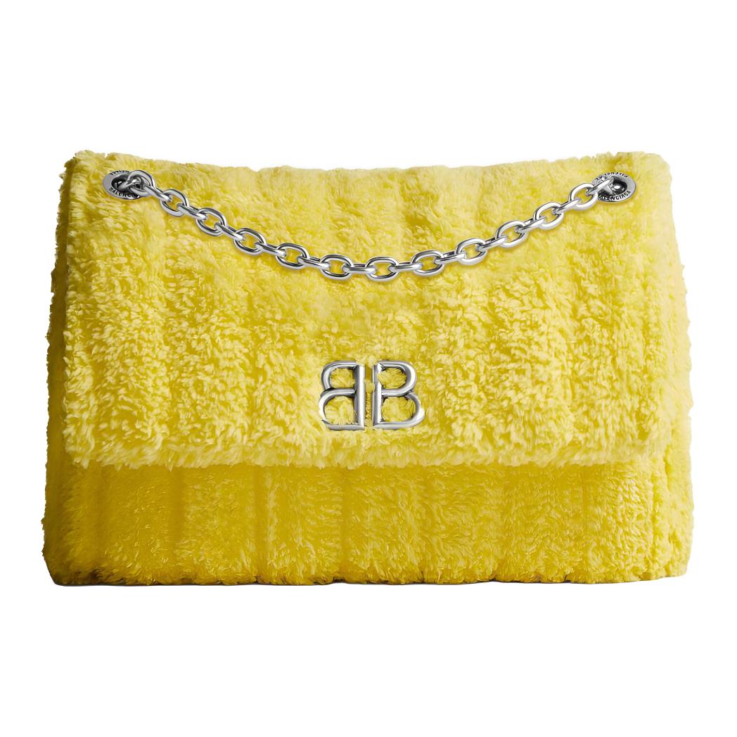 Полиэстеровая женская жёлтая сумка Balenciaga через плечо
Полиэстеровая женская жёлтая сумка Balenciaga через плечо