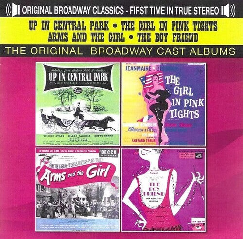 CD диск Up in Central Park / Arms & the Girl / O.C.R.: Up In Central Park (1945)/Arms And The Girl (1950)/The Girl In Pink Tights (1954)/The Boy Friend (1954) 
CD диск Up in Central Park / Arms & the Girl / O.C.R.: Up In Central Park (1945)/Arms And The Girl (1950)/The Girl In Pink Tights (1954)/The Boy Friend (1954)