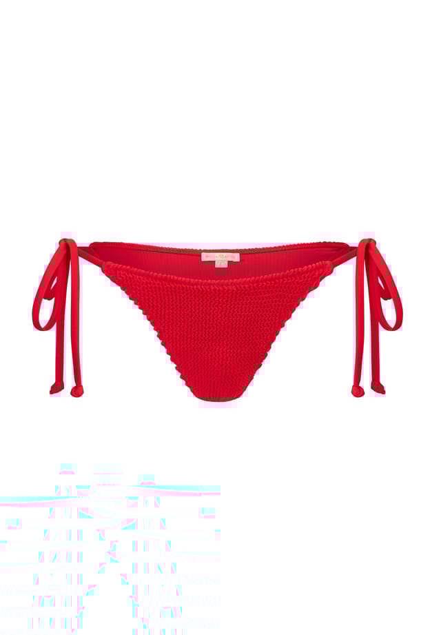 Плавки бикини с завязками-резинками и боковой завязкой Moda Minx, красный
Плавки бикини с завязками-резинками и боковой завязкой Moda Minx, красный