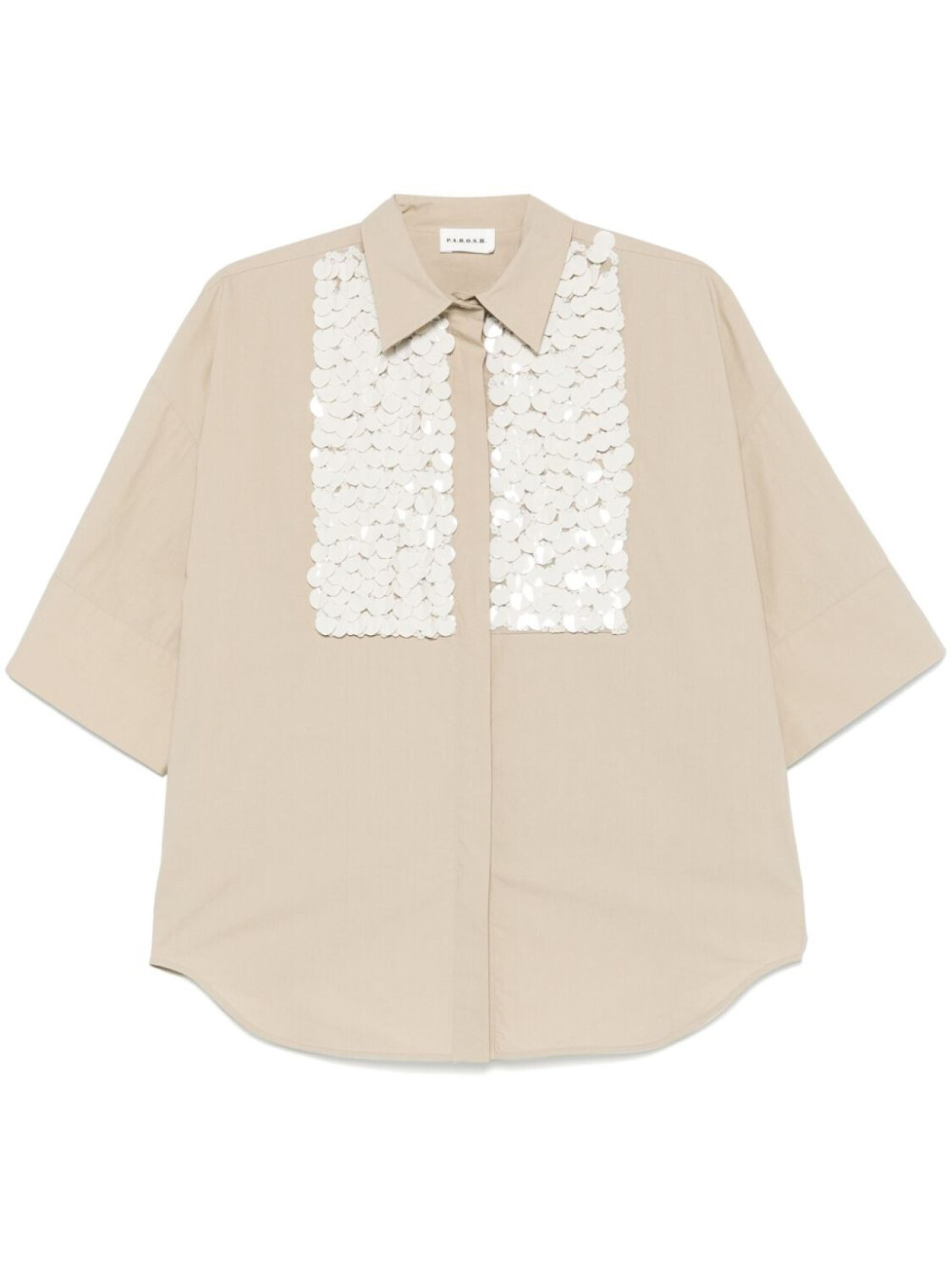 P.A.R.O.S.H. декорированная рубашка, нейтральный цвет
P.A.R.O.S.H. декорированная рубашка, нейтральный цвет