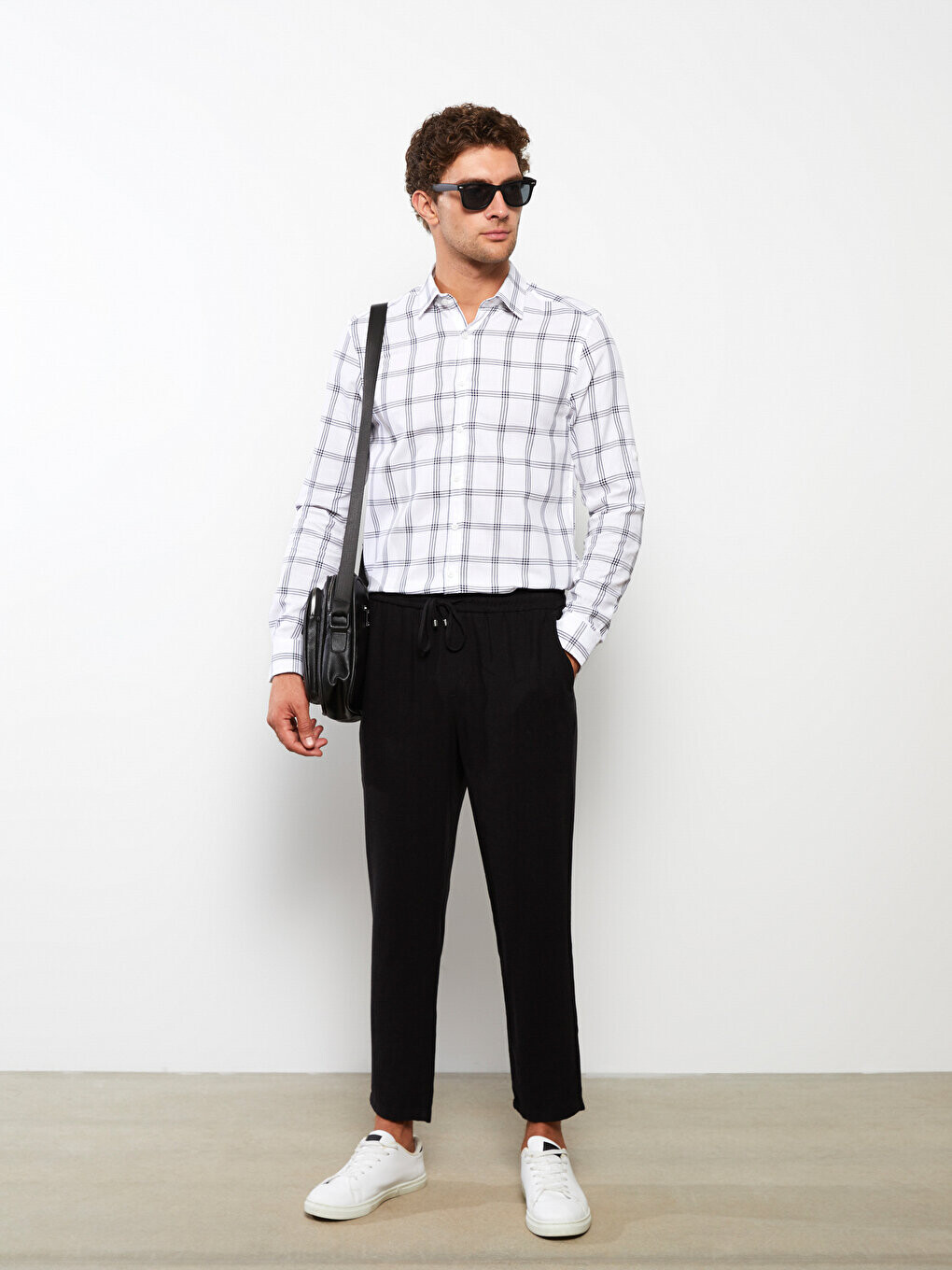 Мужская рубашка Добби Slim Fit с длинным рукавом LCWAIKIKI Classic, белый плед
Мужская рубашка Добби Slim Fit с длинным рукавом LCWAIKIKI Classic, белый плед