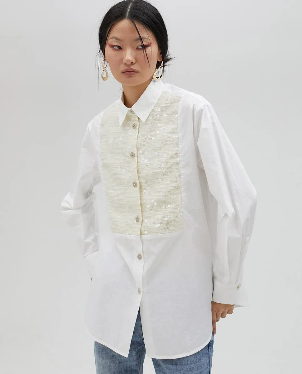 Женская рубашка с длинным рукавом Lola Casademunt, белый
Женская рубашка с длинным рукавом Lola Casademunt, белый