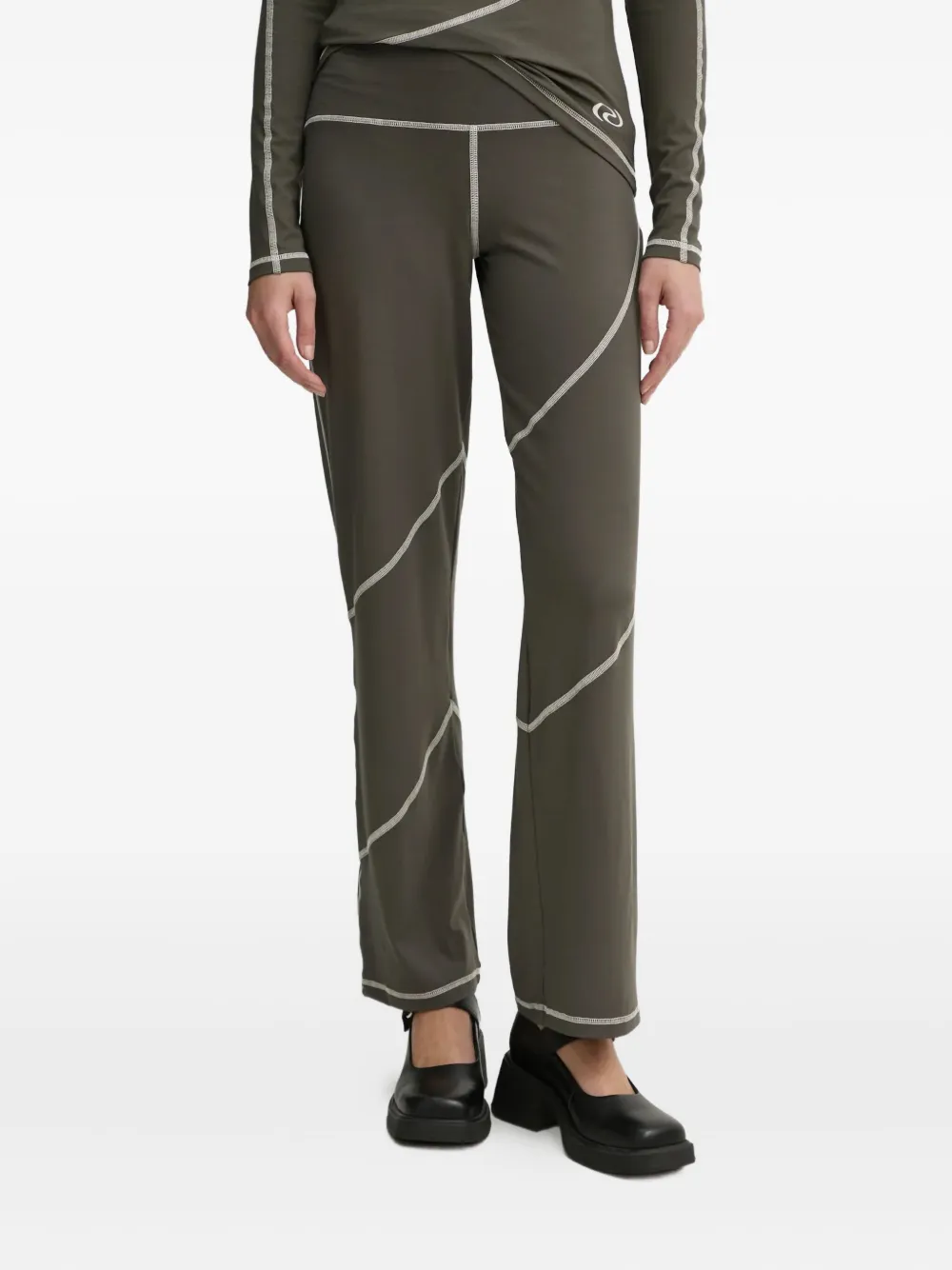 Брюки с контрастной строчкой Résumé, зеленый
Брюки с контрастной строчкой Résumé, зеленый