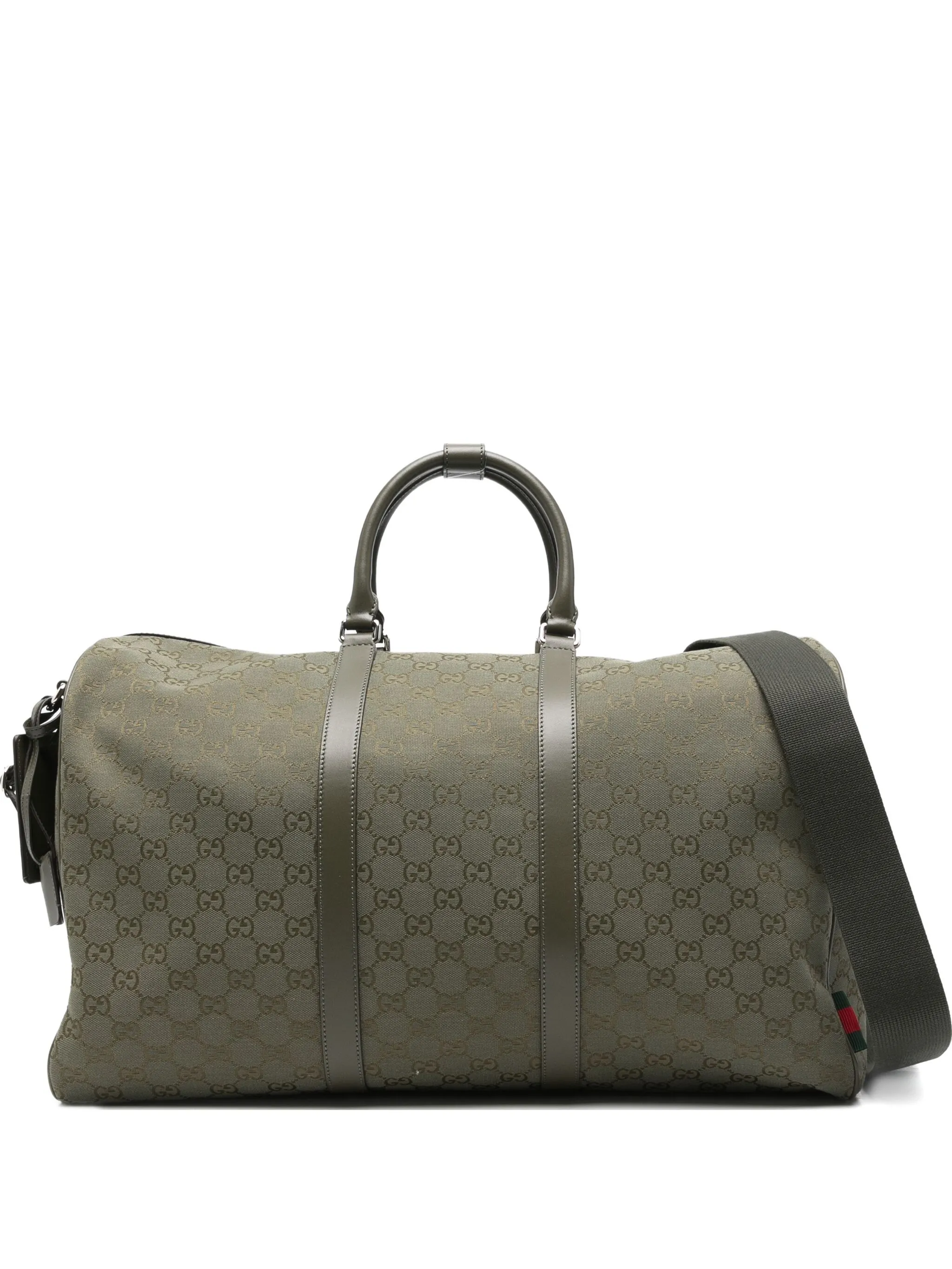 Дорожная сумка с монограммой GG Gucci, зеленый
Дорожная сумка с монограммой GG Gucci, зеленый